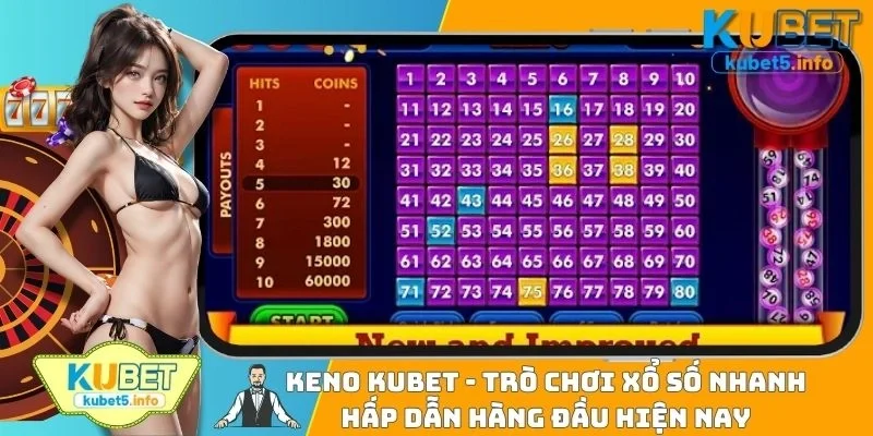 Keno KUBET88 - Trò Chơi Xổ Số Nhanh Hấp Dẫn Hàng Đầu Hiện Nay
