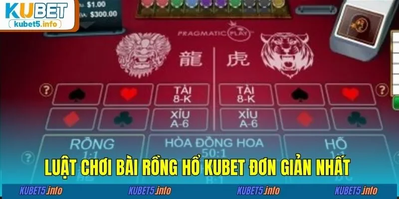 Luật chơi bài rồng hổ KUBET88 đơn giản nhất&nbsp;